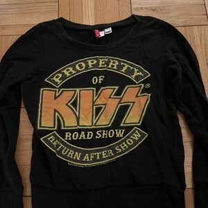 KISS Road Show Black Long Sleeve Shirt